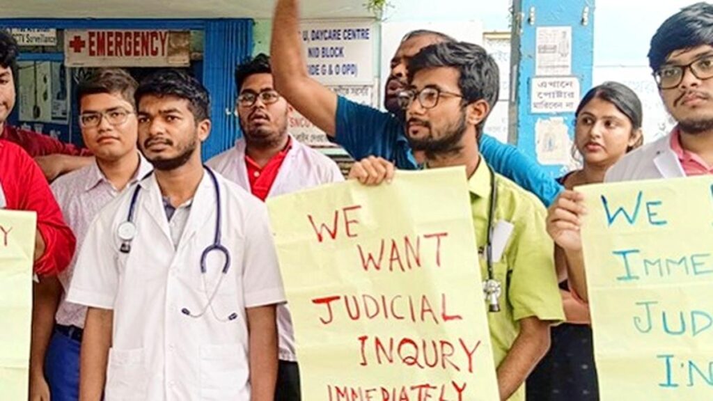 Nationwide Doctors' Strike for Justice in Calcutta Rape Case