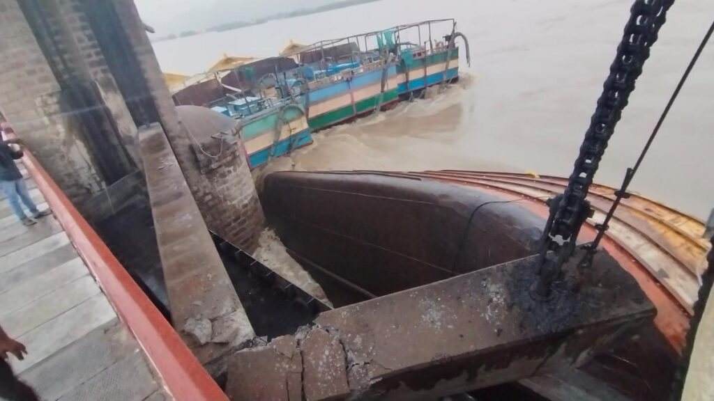 Prakasam Barrage Repairs Underway