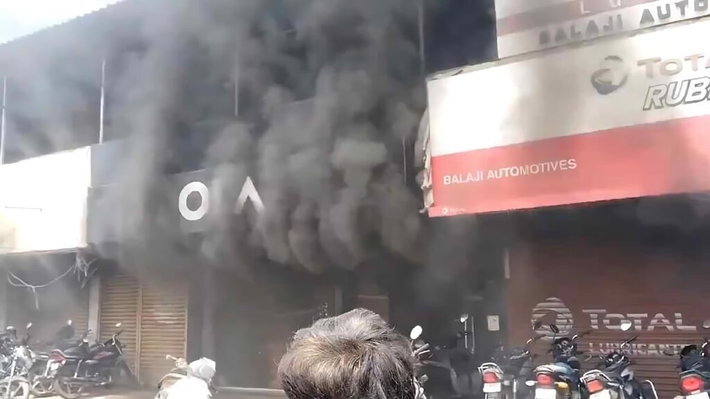 Man Sets Ola Showroom on Fire Over Scooter Repair Issue